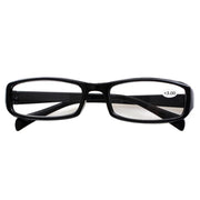 black reading glasses