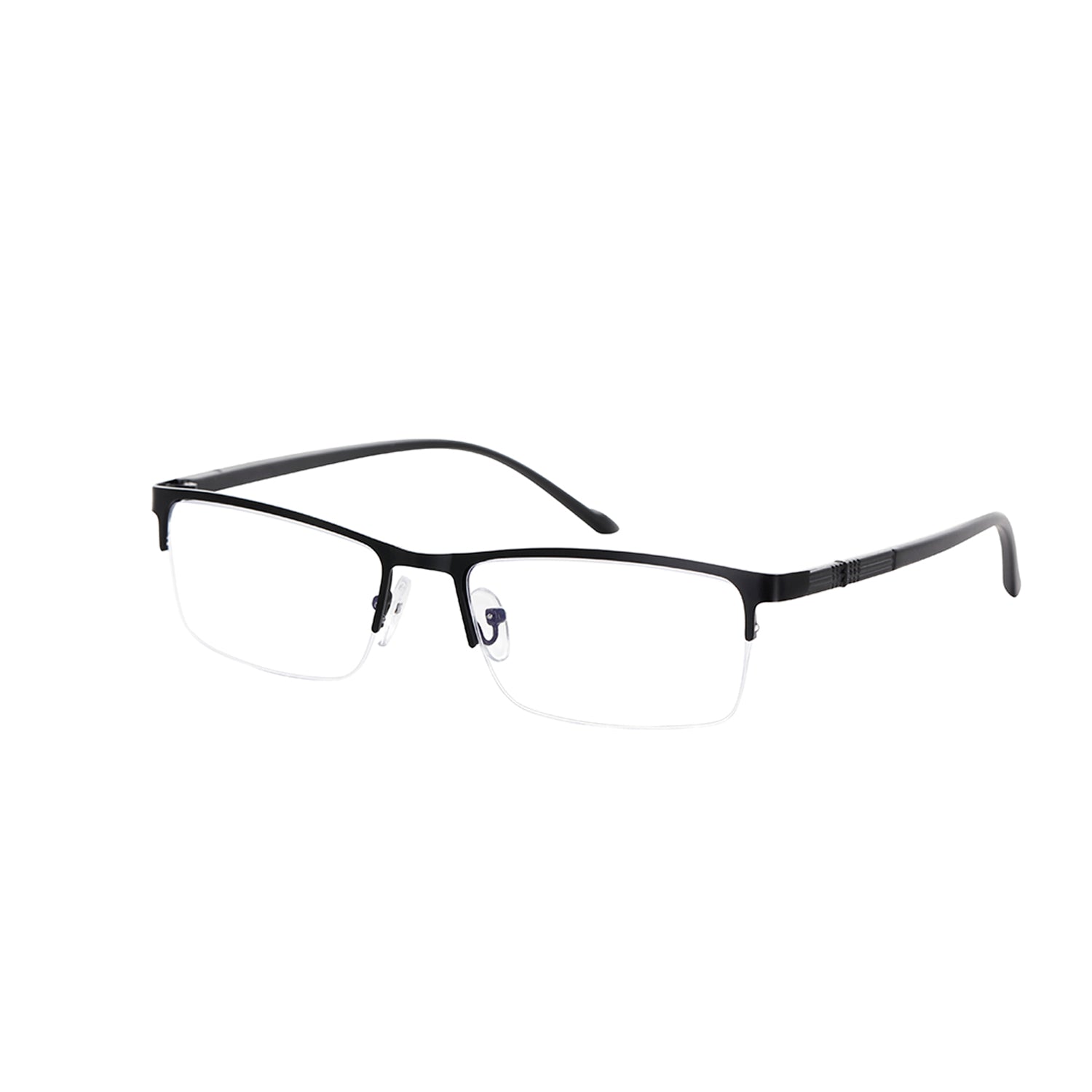 Half Frame Reading Glasses - Classic Simple Style In Black Or Brown, Many Strength Options